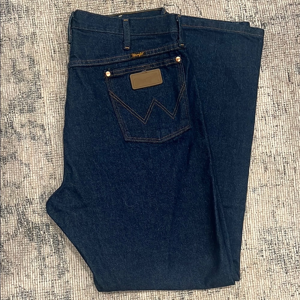 Men's Wrangler Dark Blue Jeans